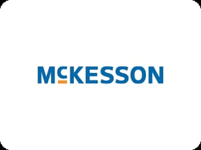 the mckesson logo on a white background