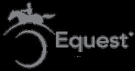 The equestt logo featuring a horse and rider