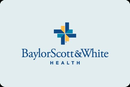 The logo for Baylops Scott and White Health